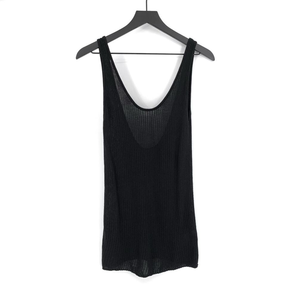 KSUBI Knit Tank Top Black XS